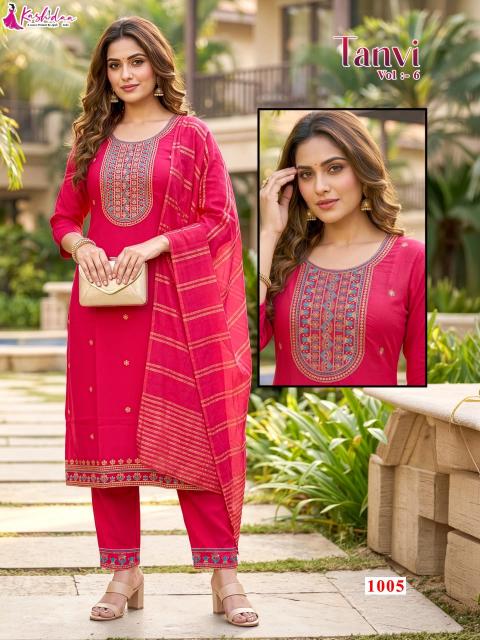 Kashidaa tanvi embroidered kurtis wholesale